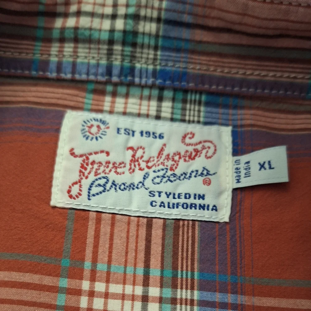 True Religion EUC snap down shirt